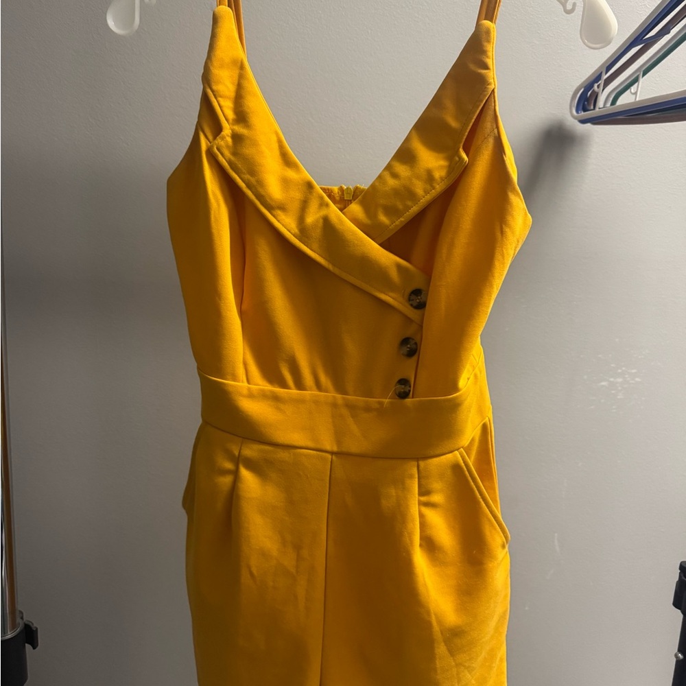 Elegant Yellow Dress